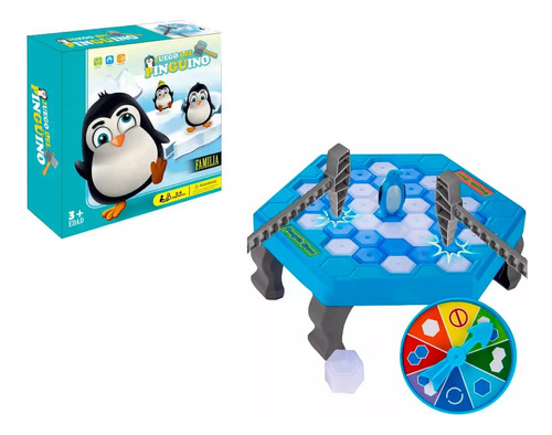 Juego De Mesa Rompe Hielo Pinguino Crazy Ice Jretro