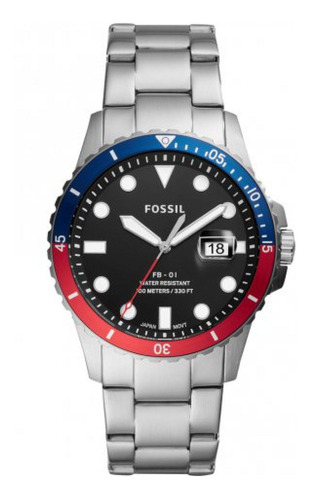 Reloj Fossil Fs5657 Plateado Hombre