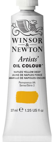 Oleo Winsor And Newton Profesional Serie 2 Artist Oil 37ml Color del óleo Amarillo de Napoles Oscuro 425