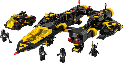 Lego Icons Blacktron Renegade 10355 - Versão de personagem em minifigura Blacktron de 1151 Pz