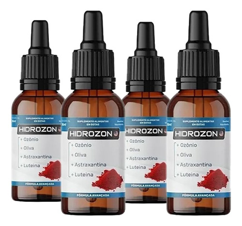 Hidrozon Oleo Americano Para Melasma Kit 4 Frascos 