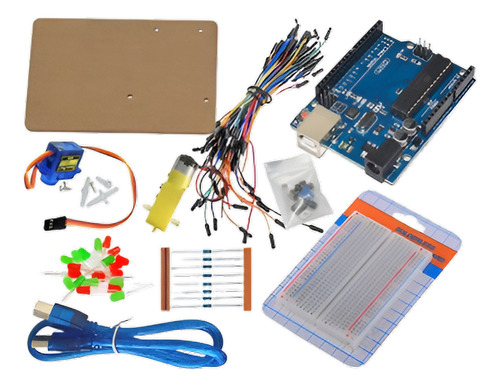 Kit De Aprendizaje Compatible Con Arduino Uno Oem Oky1005