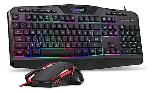 Redragon S101 Combo De Teclado Y Mouse Para Juegos Con Cable