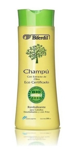 Shampoo Biferdil Con Extracto De Oliva Eco Certificado 300ml