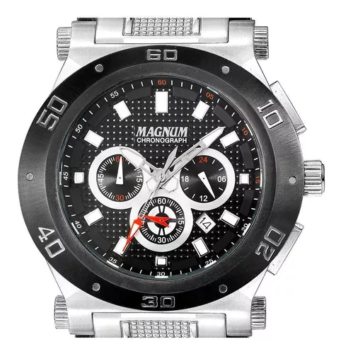 Relógio Magnum Chronograph Masculino - Prata