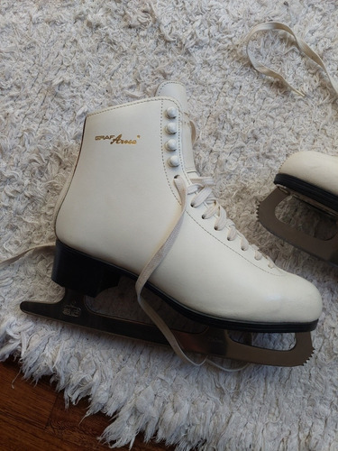 Imagen 8 de 10 de Patines Hielo Graf Arosa Italia Plantilla 26 Cm Talle 37 38