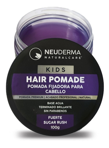 Pomada Para Cabello Para Niños Base Agua Fijación Fuerte 