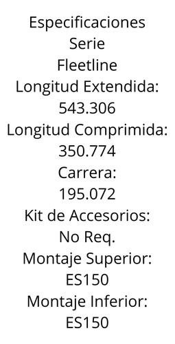 Amortiguador Grc 85119 = 65541 44185119 B716012 925139 (Usado)