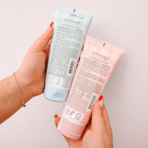 Kit 2un Loção Corporal Giovanna Baby Blue E Classic - 200ml