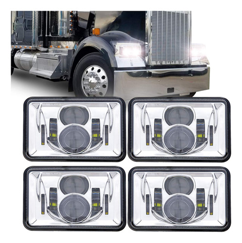 Luz Rectangular Led Para Peterbil Kenworth Ford Probe