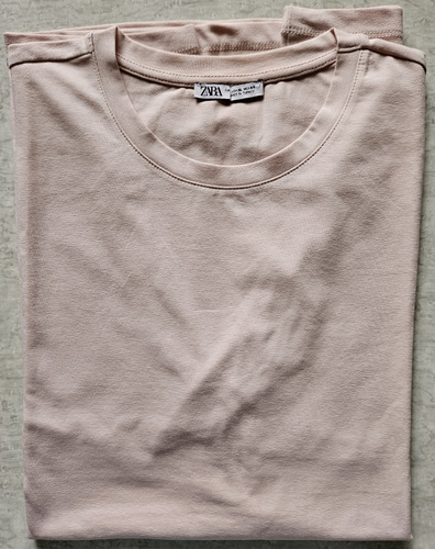 Remera Zara Rosa Xl Hombre