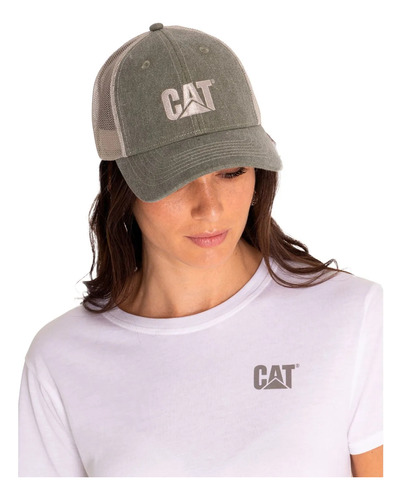 Jockey Cat Logo Mesh Hat                          