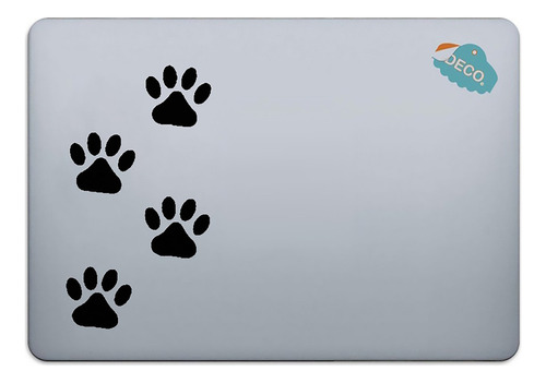 Huellas Mascota Sticker Laptop Portatil