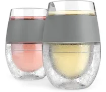 Comprar Set 2 Vasos Gel Host Congelacion Para Enfriar Bebidas Origin Color Gris