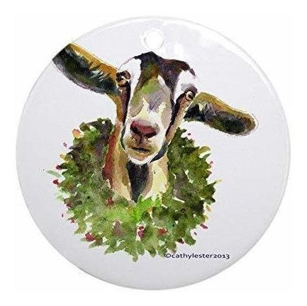 Adorno Ceramica Para Arbol Navidad Diseño Cabra