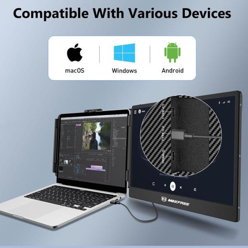 Extensor De Tela De Laptop Maxfree S1 - Extensor De Monitor
