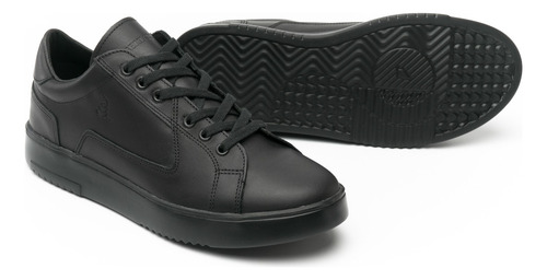 Imagen 4 de 10 de Zapatillas De Cuero Hombre Urbanas Deportivas Libertarios