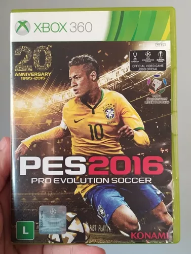 Jogo Pes 2016 16 De Futebol Original Mídia Física Xbox 360