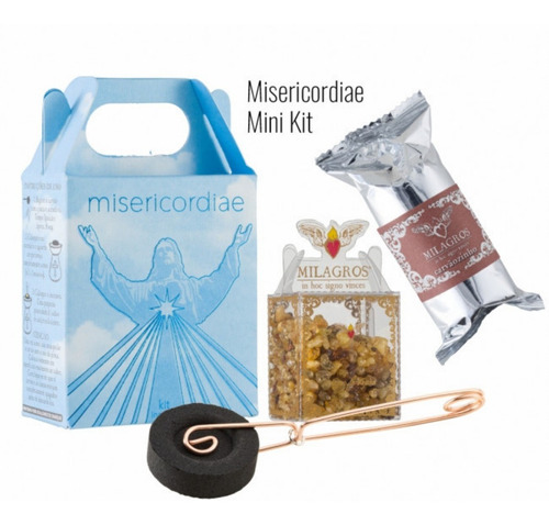 Mini Kit Incenso De Missa Misericórdia Olíbano Perfume Nardo