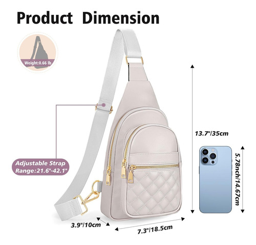 Riñonera Cruzada De Pu Para Mujer, Mochila De Viaje