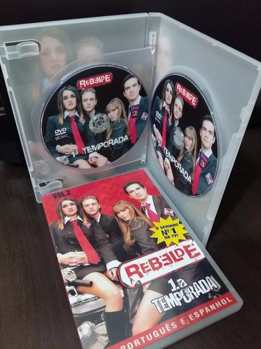 Box Novela Rbd 1ª, 2ª E 3ª Temporada Rebelde - Frete Grátis