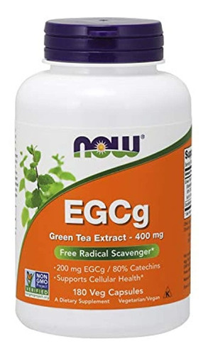 Now Foods Egcg Extracto De Té Verde 400mg, 4757, 1