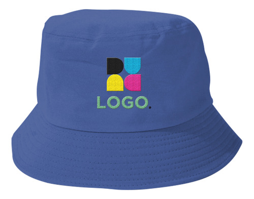 Gorra Piluso Gabardina Logo Bordado Unisex Playa Pesca X50