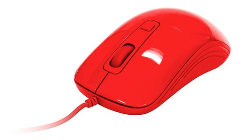  Mouse Alambrico Ergonomico Optico Usb Vorago Mo-102 Rojo