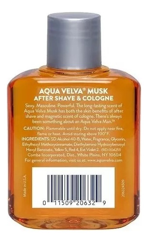 Aqua Velva Musk After Shave 3 Pack 103 Ml C/u