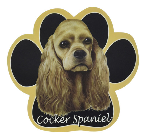 Cocker Spaniel Dog Paw Antideslizante Mousepad