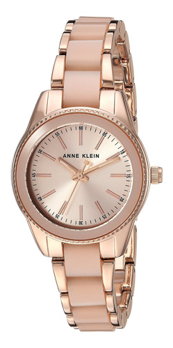 Reloj Mujer Anne Klein Ak-3212lprg Cuarzo Pulso Rosado En