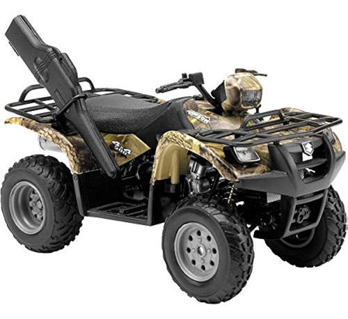 Suzuki Vinson Auto 500 4x4 Sand 1:12 Scale Diecast Atv Por N