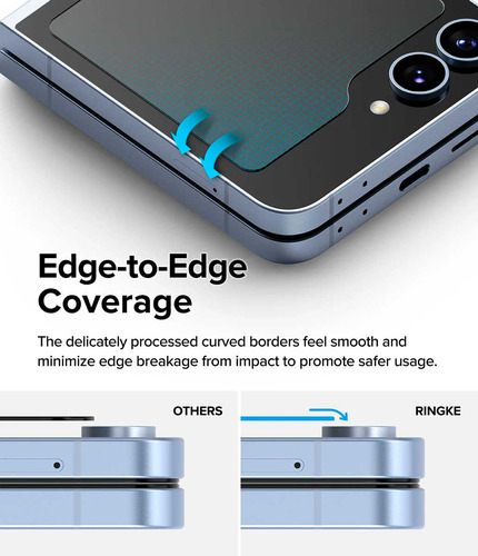 Pack Protector De Pantalla Ringke 3 En 1 Para Galaxy Z Flip6