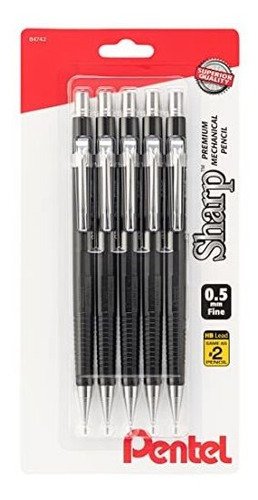 Portamina - Portaminas Pentel Sharp 0,5 Mm - Negro - Pack De