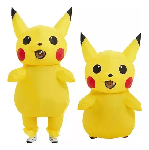 Fantasia Pikachu inflável Pokemon INFANTIL Cosplay Pokemon Go - FANTASY -  Fantasias para Crianças - Magazine Luiza