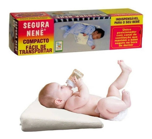 Kit Um Posicionador Para Bebê De Lado Um Travesseiro Rampa 
