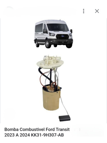 Bomba De Combustivel Ford Transit 2023 2024 E 2025