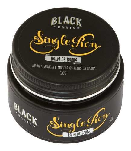 Balm Para Barba Em Cera Black Barts Single Ron 50g