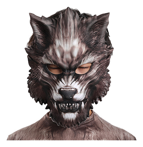 Disfraz De Cosplay De Hombre Lobo, Disfraz De Máscara 3d