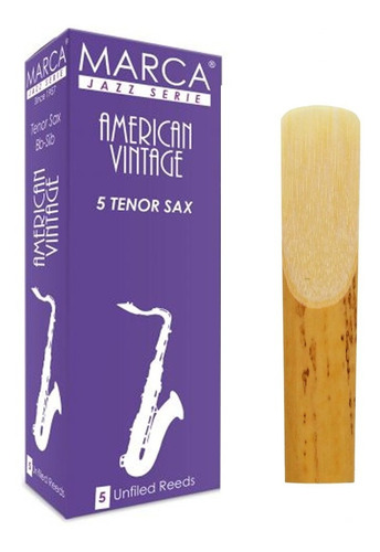 Caña Para Saxo Tenor Marca American Vintage Por Unidad