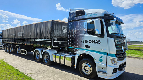 Mb New Actros 2548 Ano 21 + 4 Eixo Graneleira Noma 0km 13.5m