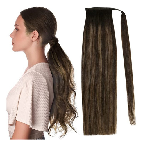 Extensión  Cabello Natural 100% Humano, Cola De Caballo