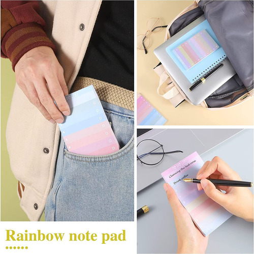 Bloc De Notas Multicolor O 6003, Planificador De Compras, 6