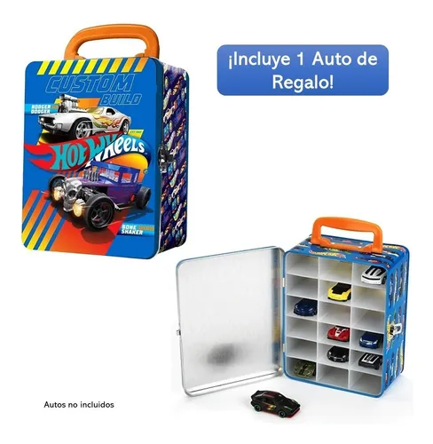 Caja porta autos hot wheels sale