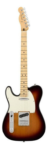 Guitarra eléctrica para zurdo Fender Player Telecaster de aliso 3-color sunburst brillante con diapasón de arce