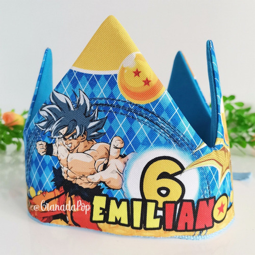 Corona De Cumpleaños De Dragon Ball Goku. Granada Pop | Cuotas sin interés