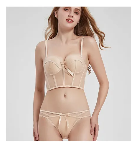 Conjuntos Ropa Interior Mujer Push Up Con Encaje Ma