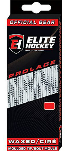 Cordones De Hockey Elite Prolace Encerados (blanco, 108 )