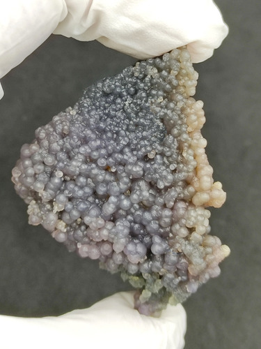 Imagen 4 de 8 de Calcedonia Ágata Uva - Racimo De Uva Multicolor - Indonesia