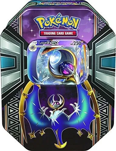 Pokemon Tcg: Leyendas De Alola Lunala Gx Tin